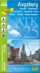 ATK25-M08 Augsburg Landesamt für Digitalisierung Breitband und Vermessung Bayern 9783899339277
