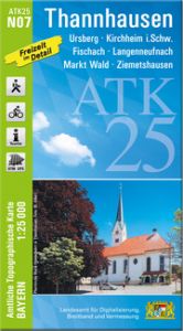ATK25-N07 Thannhausen Landesamt für Digitalisierung Breitband und Vermessung Bayern 9783899339475