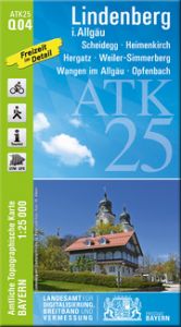 ATK25-Q04 Lindenberg i.Allgäu Landesamt für Digitalisierung Breitband und Vermessung Bayern 9783899335057