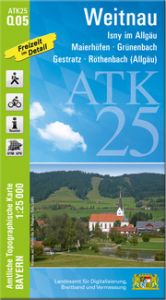 ATK25-Q05 Weitnau Landesamt für Digitalisierung Breitband und Vermessung Bayern 9783899339802