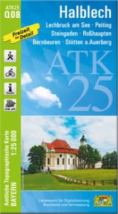 ATK25-Q08 Halblech Landesamt für Digitalisierung Breitband und Vermessung Bayern 9783899338867