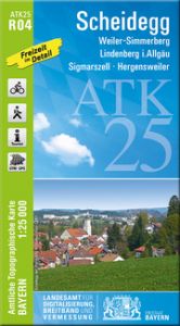 ATK25-R04 Scheidegg Landesamt für Digitalisierung Breitband und Vermessung Bayern 9783899335200