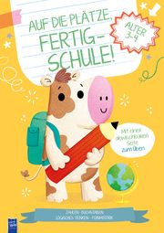 Auf die Plätze, fertig - Schule! 3-4 Jahre (Cover Kuh)  9789464766349