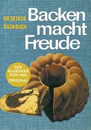 Backen macht Freude - Reprint 1960  9783767017825
