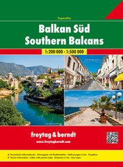 Balkan Süd, Autoatlas 1:200.000-1:500.000 Freytag-Berndt und Artaria KG 9783707914207