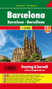 Barcelona, Stadtplan 1:10 000, City Pocket + The Big Five Freytag-Berndt und Artaria KG 9783707909203