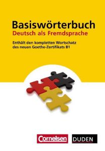 Basiswörterbuch Deutsch als Fremdsprache Dudenredaktion 9783411041541