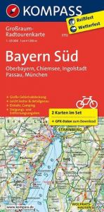 Bayern Süd, Oberbayern, Chiemsee, Ingolstadt, Passau, München KOMPASS-Karten GmbH 9783990440674