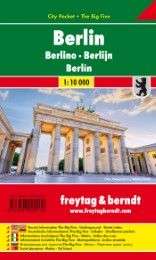 Berlin, Stadtplan 1:10.000, City Pocket + The Big Five Freytag-Berndt und Artaria KG 9783707909210