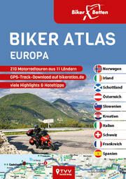 Biker Atlas EUROPA Bikerbetten - TVV Touristik Verlag GmbH 9783965990357