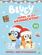 BLUEY - Hurra, es ist Weihnachten! - Rätsel- und Stickerbuch  9783570181980