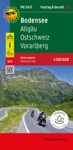 Bodensee, Motorradkarte 1:200.000  9783707919837