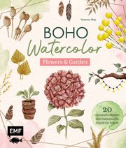 Boho Watercolor - Flowers & Garden May, Vanessa 9783745922035