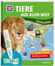 BOOKii® WAS IST WAS Stickeratlas Tiere aus aller Welt Haßler, Sebastian 9783788675370