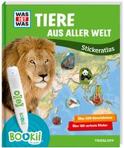 BOOKii WAS IST WAS Stickeratlas - Tiere aus aller Welt Haßler, Sebastian 9783788675370