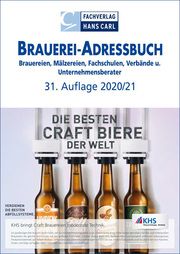 Braurei-Adressbuch 2020/2021 Fachverlag Hans Carl 9783418008585
