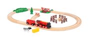 BRIO World - 36029 Rote Lola Bauernhof Zugset - Zugset für Kinder ab 3 Jahren  7312350360295