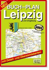 Buchstadtplan Leipzig und Umgebung  9783895910111