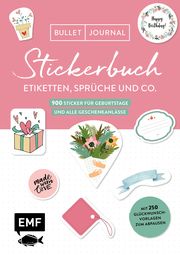 Bullet Journal - Stickerbuch - Etiketten, Sprüche und Co.  9783745900996