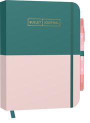 Bullet Journal Greenery Rose mit Stift  4260478340213