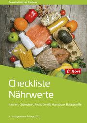 Checkliste Nährwerte  9783774115781