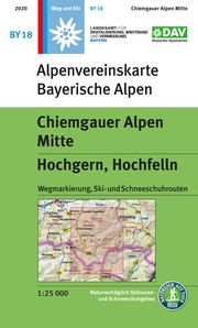 Chiemgauer Alpen Mitte, Hochgern, Hochfelln Deutscher Alpenverein e V/Landesamt für Digitalisierung Breitband und  9783937530987