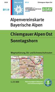 Chiemgauer Alpen Ost, Sonntagshorn Deutscher Alpenverein e V/Landesamt für Digitalisierung Breitband und  9783937530970