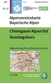 Chiemgauer Alpen Ost, Sonntagshorn, Hochstaufen Deutscher Alpenverein e V/Landesamt für Digitalisierung Breitband und  9783948256449