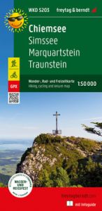 Chiemsee, Wander-, Rad- und Freizeitkarte 1:50.000, freytag & berndt, WKD 5203, mit Infoguide freytag & berndt 9783707920406