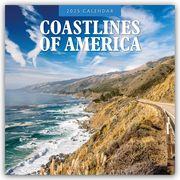 Coastlines of Amerika - Amerikanische Küsten 2025 - 16-Monatskalender  9781804426241