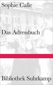 Das Adressbuch Calle, Sophie 9783518225103