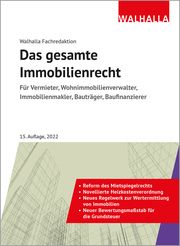 Das gesamte Immobilienrecht 2022  9783802952951