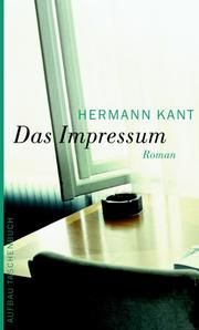 Das Impressum Kant, Hermann 9783746611952