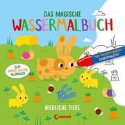 Das magische Wassermalbuch - Niedliche Tiere Sabine Gschwender 9783743214729