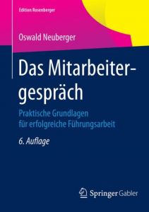 Das Mitarbeitergespräch Neuberger, Oswald 9783658079390