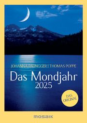 Das Mondjahr 2025 - s/w Taschenkalender Paungger, Johanna/Poppe, Thomas 9783442319831
