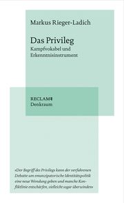 Das Privileg Rieger-Ladich, Markus 9783150114094