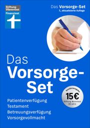 Das Vorsorge-Set Stiftung Warentest 9783747107331