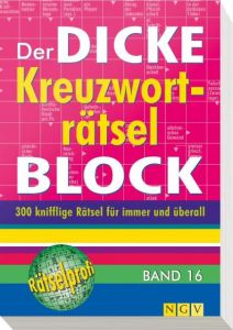 Der dicke Kreuzworträtsel-Block 16  9783625172413