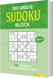 Der große Sudokublock 5  9783625188940