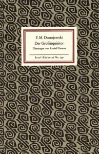 Der Großinquisitor Dostojewski, Fjodor Michailowitsch 9783458081494