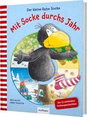 Der kleine Rabe Socke: Mit Socke durchs Jahr Moost, Nele 9783480239689