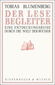 Der Lesebegleiter Blumenberg, Tobias 9783462052169