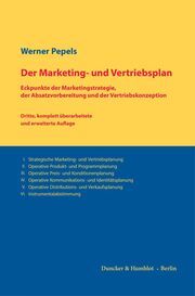 Der Marketing- und Vertriebsplan Pepels, Werner 9783428189328