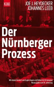 Der Nürnberger Prozeß Heydecker, Joe J/Leeb, Johannes 9783462048377