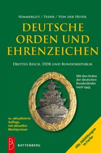 Deutsche Orden und Ehrenzeichen Nimmergut, Jörg/Feder, Klaus H/Kasten, Uwe 9783866461543