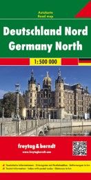 Deutschland Nord, Autokarte 1:500.000 Freytag-Berndt und Artaria KG 9783850848602