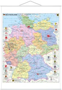 Deutschland politisch mit Wappen Heinrich Stiefel 9783869610290