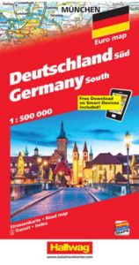 Deutschland Süd Strassenkarte 1:500 000  9783828308916