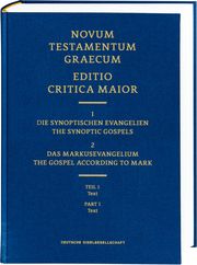 Die Bibel - ECM I/2.1 Die Synoptischen Evangelien/Markusevangelium: Text Institut für Neutestamentliche Textforschung Münster 9783438056153